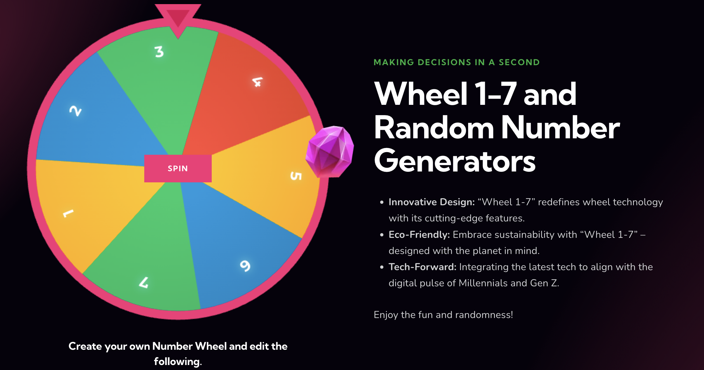 pick a random number from 1 to 75